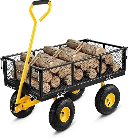 Высококачественная стальная садовая тележка, сверхмощная емкость 500/900/1200/1400 фунтов, со съемными сетчатыми сторонами
Высококачественная стальная садовая тележка, сверхмощная емкость 500/900/1200/1400 фунтов, со съемными сетчатыми сторонами