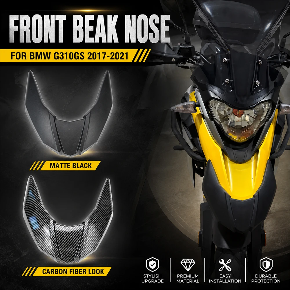 Motorcycle Beak Fairing Winglets Front Fender Beak Extension Wheel Cover For BMW G310GS G 310 G310 GS 2017 2018 2019 2020 2021
Motorcycle Beak Fairing Winglets Front Fender Beak Extension Wheel Cover For BMW G310GS G 310 G310 GS 2017 2018 2019 2020 2021