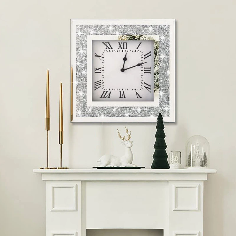 Mirror glass European style wall clock, light luxury, modern minimalist decoration, home fashion, clock, living room minimalist
Mirror glass European style wall clock, light luxury, modern minimalist decoration, home fashion, clock, living room minimalist