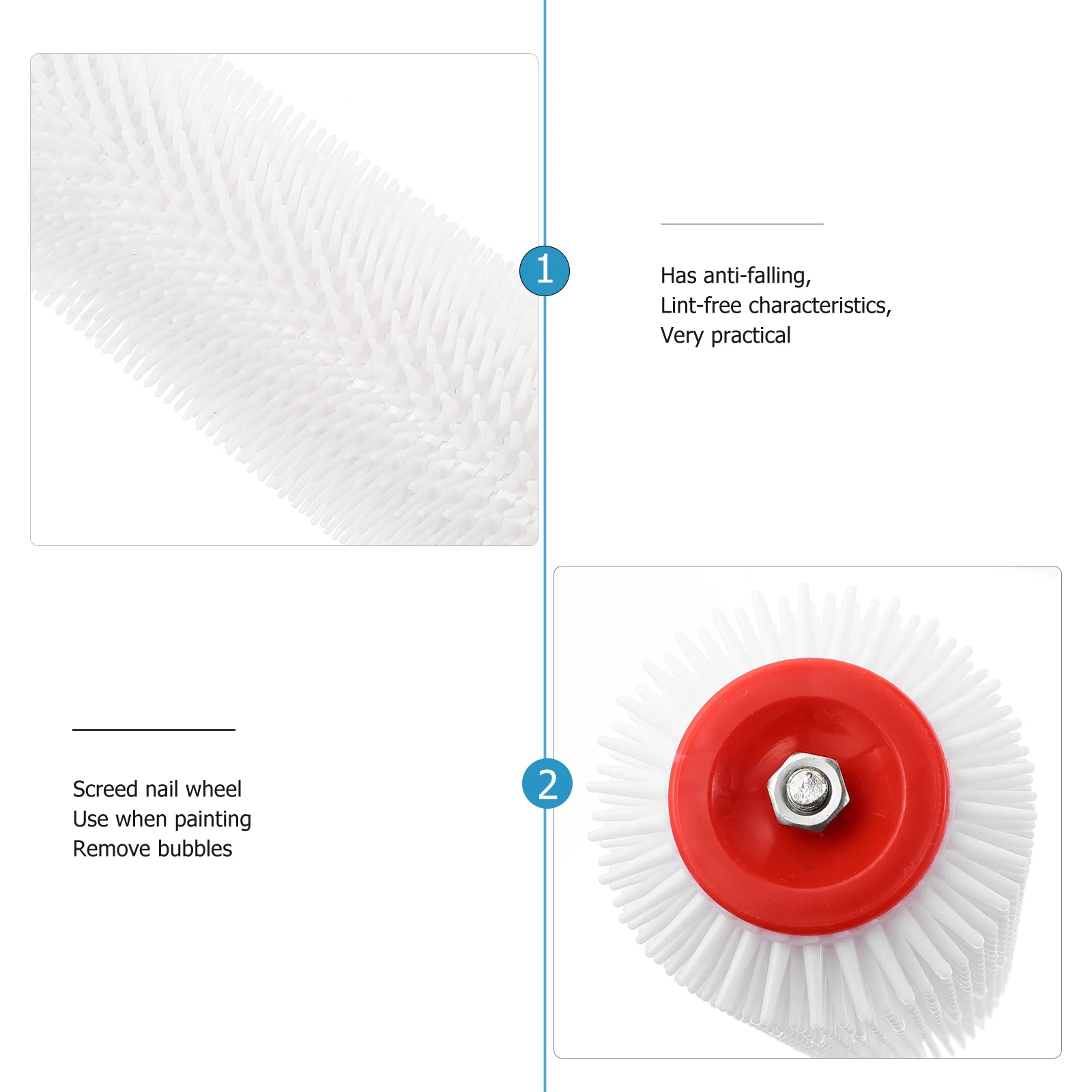 1 pc Self Leveling Screed Spiked Roller Plastic Handle For Epoxy Cement Floor Paint Tool Spiked Flooring Roller Hand Tools
1 pc Self Leveling Screed Spiked Roller Plastic Handle For Epoxy Cement Floor Paint Tool Spiked Flooring Roller Hand Tools