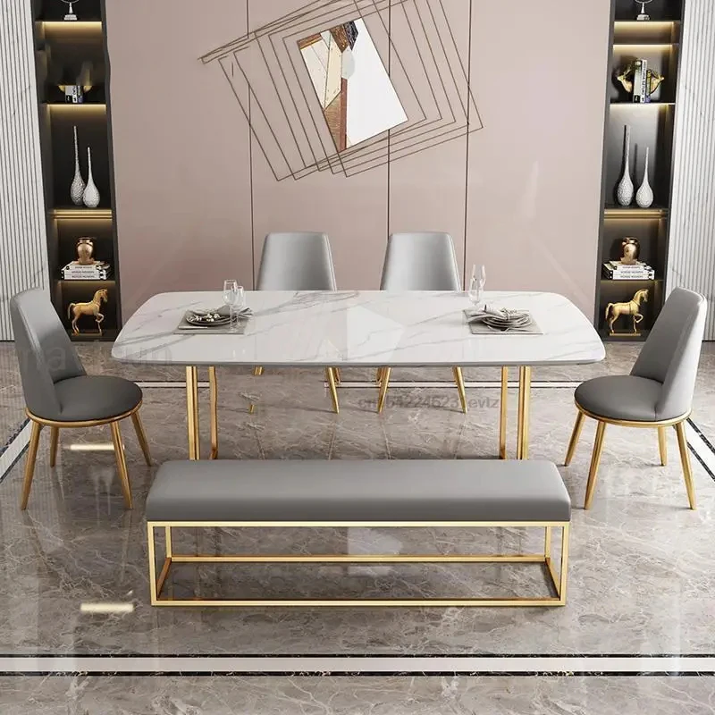 Kitchen High Quality Dining Tables Room Luxury Italian-Style Glossy Marble Rectangle Outdoor Tavoli Da Pranzo Patio Furniture
Kitchen High Quality Dining Tables Room Luxury Italian-Style Glossy Marble Rectangle Outdoor Tavoli Da Pranzo Patio Furniture