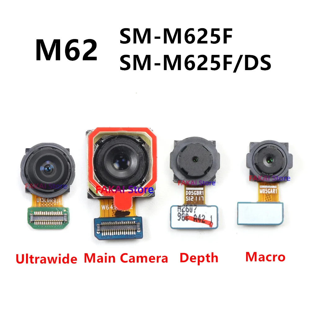 Rear Back Camera Module For Samsung Galaxy M62 SM-M625F M625F/DS Ultrawide Macro Depth Main Camera Flex Cable
Rear Back Camera Module For Samsung Galaxy M62 SM-M625F M625F/DS Ultrawide Macro Depth Main Camera Flex Cable