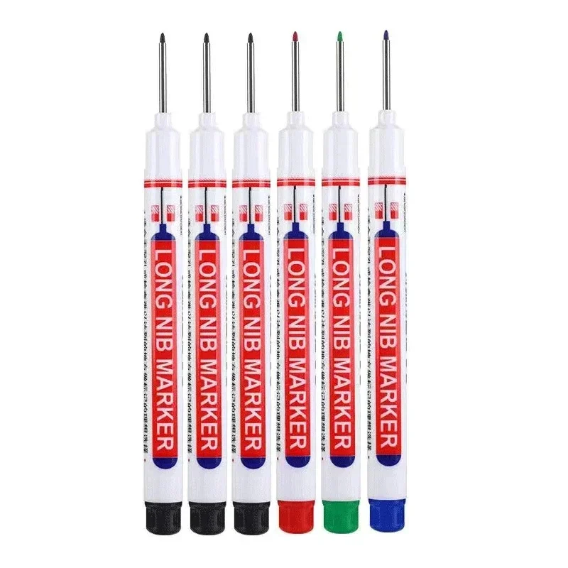 6 PCS 20MM Long Nib Markers Deep Hole Tip Four Color Waterproof Marker Pens For Woodworking Metal Marker Tools School Supplies
6 PCS 20MM Long Nib Markers Deep Hole Tip Four Color Waterproof Marker Pens For Woodworking Metal Marker Tools School Supplies