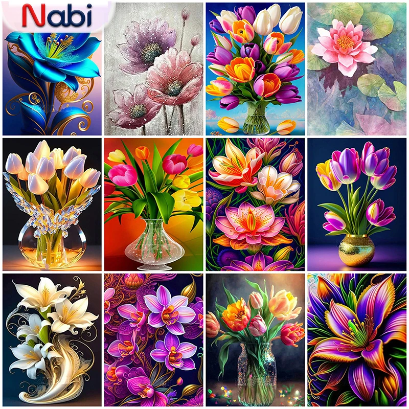 Nabi DIY Роза Алмазная картина Цветок Вышивка крестиком Тюльпан Мозаика Лилия Рукоделие Вышивка Лотос Настенный декор
Nabi DIY Роза Алмазная картина Цветок Вышивка крестиком Тюльпан Мозаика Лилия Рукоделие Вышивка Лотос Настенный декор