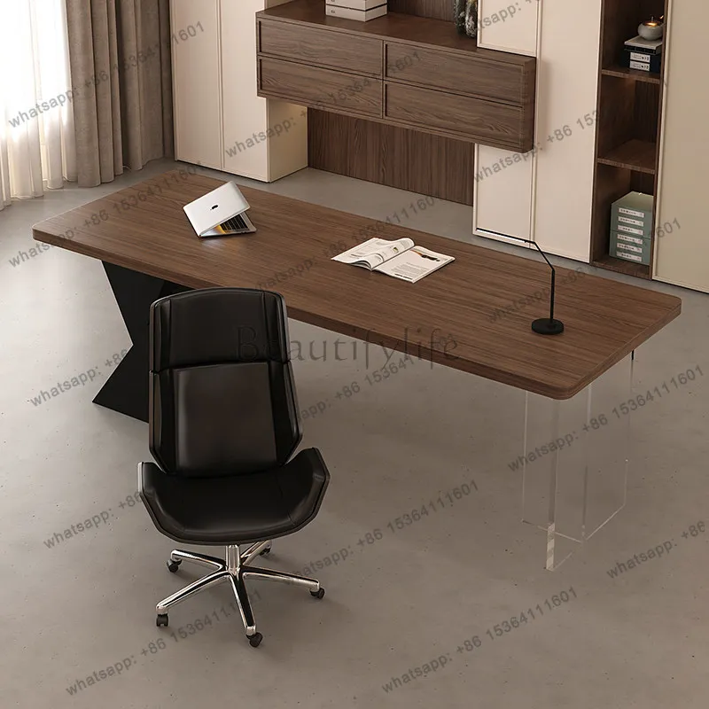 Italian minimalist solid wood desk light luxury high-end study new acrylic office computer desk
Italian minimalist solid wood desk light luxury high-end study new acrylic office computer desk