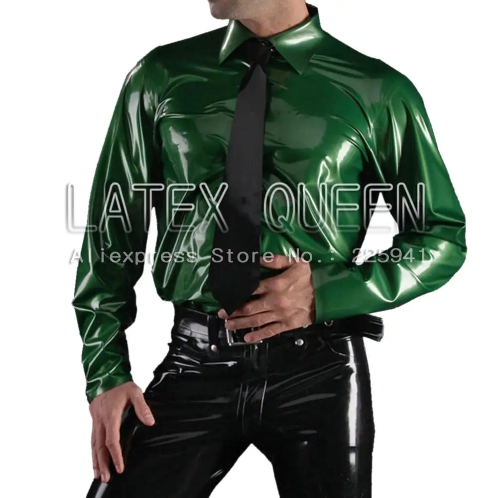 Hot sale men's latex shirt
Hot sale men's latex shirt