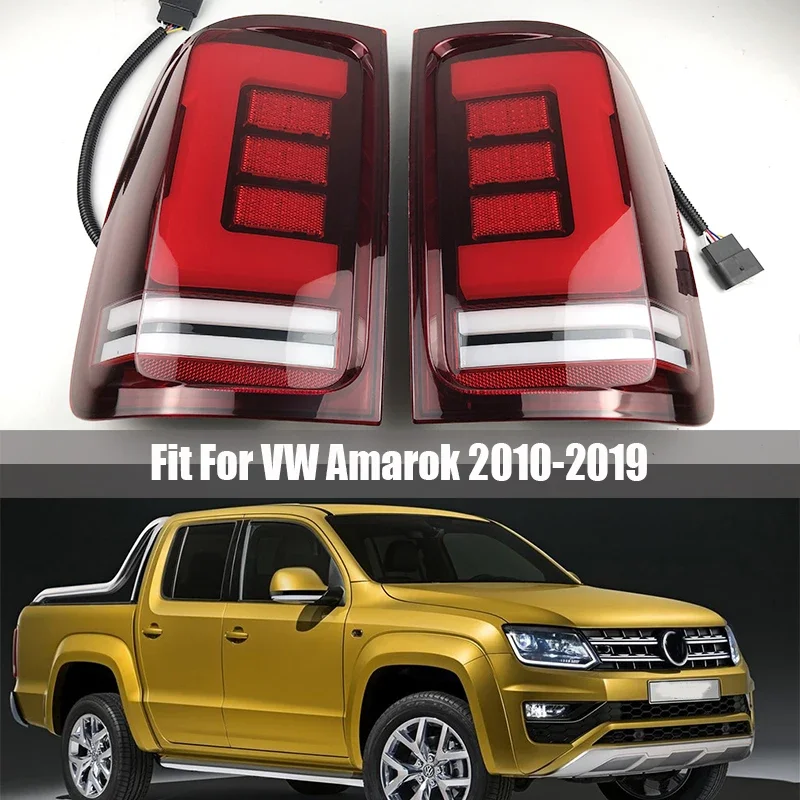 Rear led tail lights Fit for vw amarok 2008 2020 v6 rear pickup car tail lamp with turn signal brake Emergency light
Rear led tail lights Fit for vw amarok 2008 2020 v6 rear pickup car tail lamp with turn signal brake Emergency light