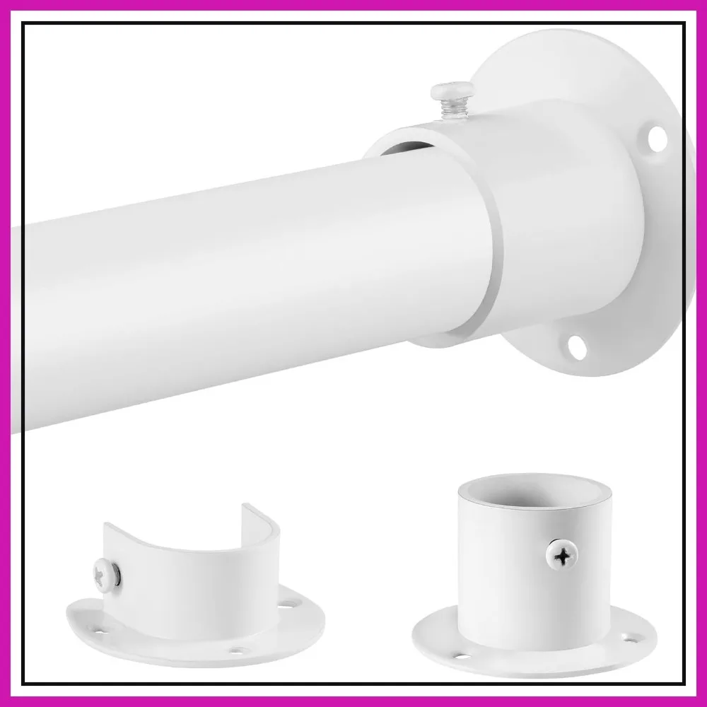 Heavy Duty Adjustable Closet Rod, 17-51 Inch, 1.3 Inch Diameter, Matte White
Heavy Duty Adjustable Closet Rod, 17-51 Inch, 1.3 Inch Diameter, Matte White