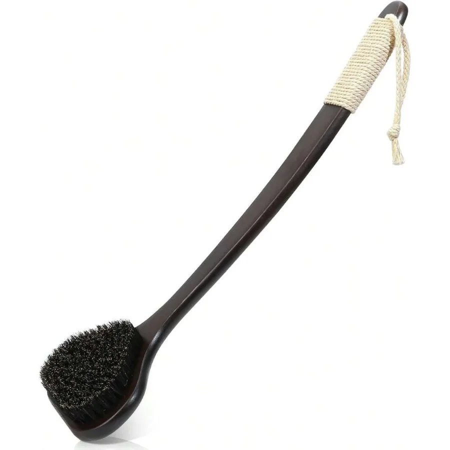 Eaxun Bamboo Back Scrubber With Curved Long Handle, 17.3 Inches Exfoliating Shower Brush With Stiff Bristles For Men And Women,
Eaxun Bamboo Back Scrubber With Curved Long Handle, 17.3 Inches Exfoliating Shower Brush With Stiff Bristles For Men And Women,