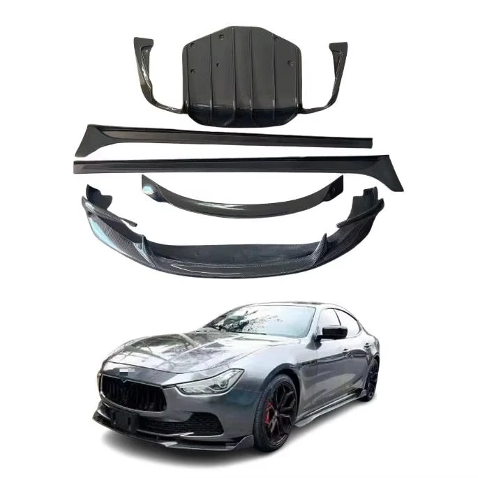Product Customization Carbon Fiber Body Kit forMaserati Ghibli -Front Lip/Rear Diffuser/Side Parts Upgrade 2020+
Product Customization Carbon Fiber Body Kit forMaserati Ghibli -Front Lip/Rear Diffuser/Side Parts Upgrade 2020+