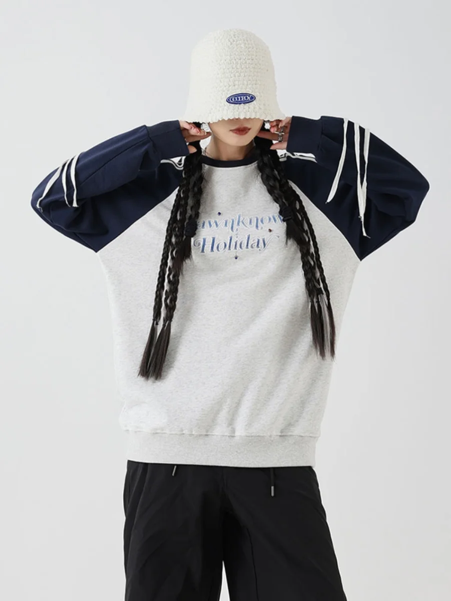 Retro Color Block Letter Rhinestone Hoodie Women's Autumn Trendy Brand Design Side Stripe Long Sleeve Street Style Sweatshirt
Retro Color Block Letter Rhinestone Hoodie Women's Autumn Trendy Brand Design Side Stripe Long Sleeve Street Style Sweatshirt