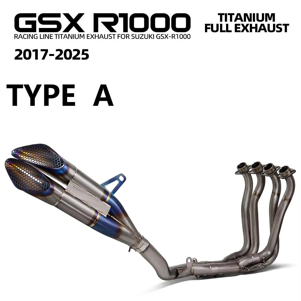 High Performance DYNAMIC Titanium Racing Exhaust Kit Full Exhaust System for Suzuki Gsxr1000 2017-2024
High Performance DYNAMIC Titanium Racing Exhaust Kit Full Exhaust System for Suzuki Gsxr1000 2017-2024