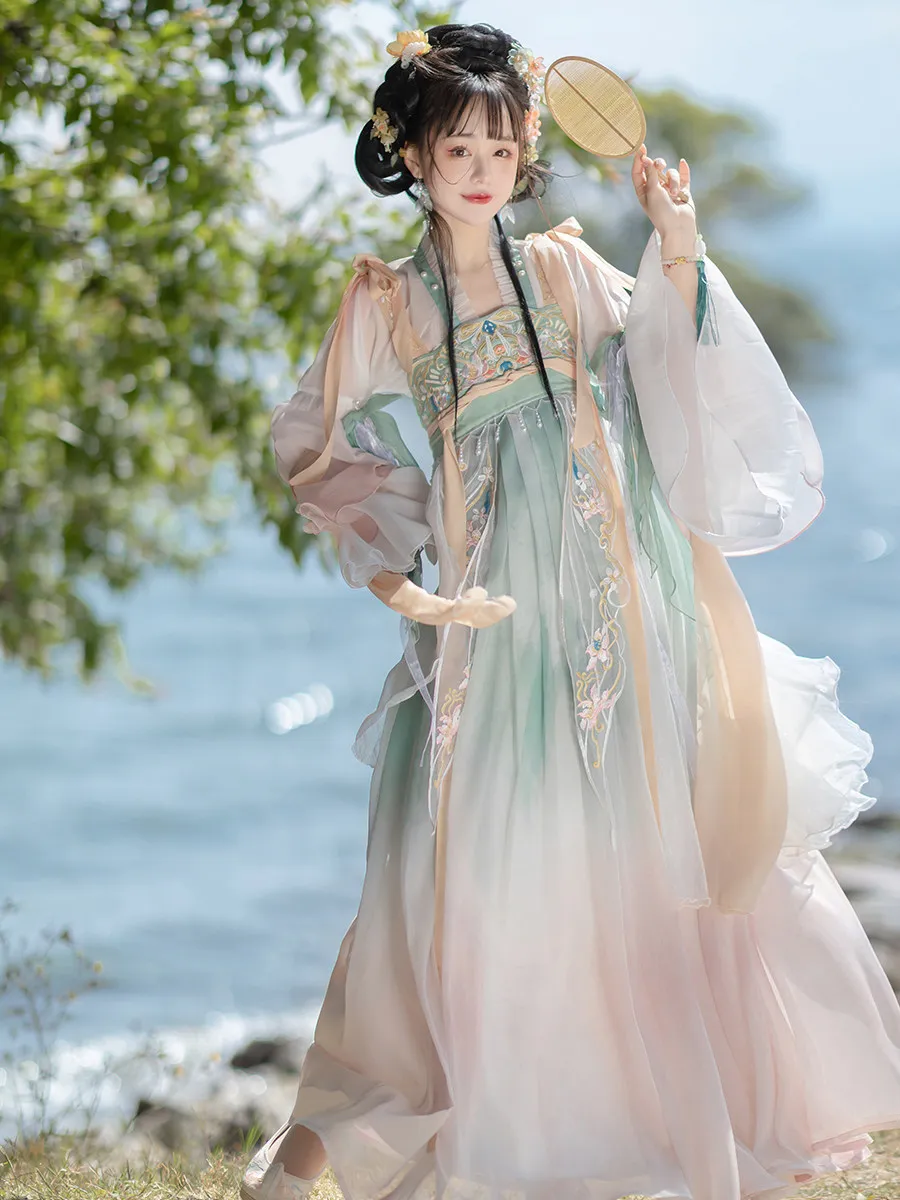Chinese Hanfu Dress Women Carnival Fairy Cosplay Costume Party Dress Tang Dynasty Vintage Princess Halloween Elements Hanfu
Chinese Hanfu Dress Women Carnival Fairy Cosplay Costume Party Dress Tang Dynasty Vintage Princess Halloween Elements Hanfu