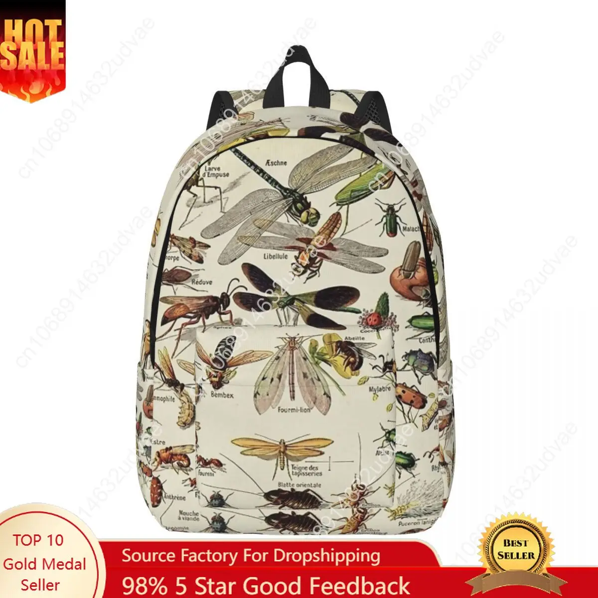 Insects Chart Scientific Fashion Backpack High School Work Vintage Entomology Daypack for Men Women Laptop Shoulder Bag
Insects Chart Scientific Fashion Backpack High School Work Vintage Entomology Daypack for Men Women Laptop Shoulder Bag