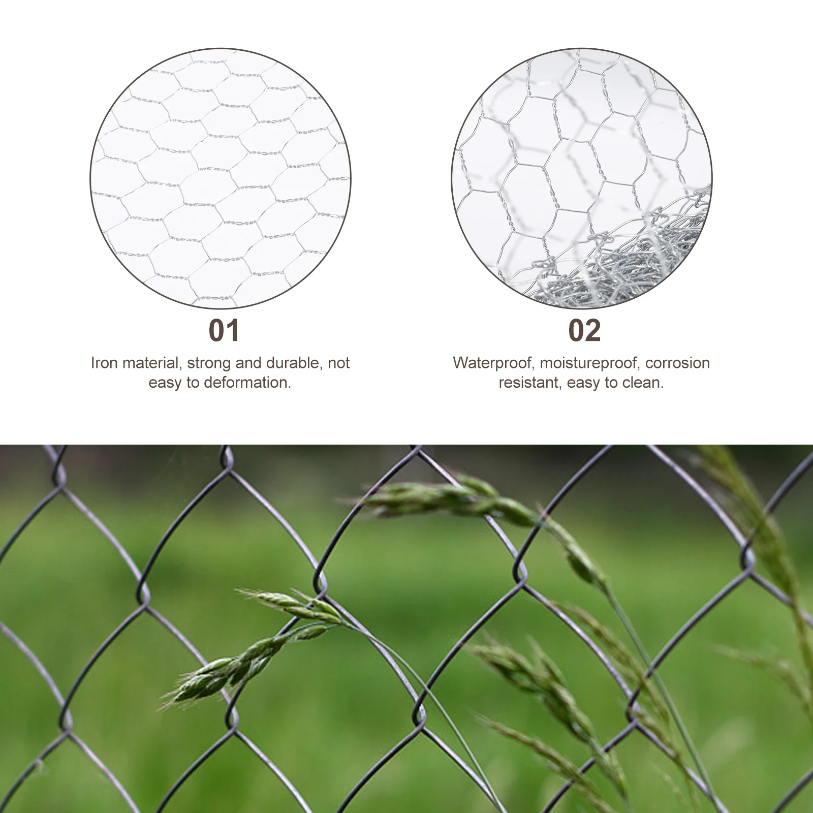 Art Net Chicken Wire Fence Poultry Netting Hexagonal Wire Mesh Galvanized Iron Durable Versatile Protection Crafting Building
Art Net Chicken Wire Fence Poultry Netting Hexagonal Wire Mesh Galvanized Iron Durable Versatile Protection Crafting Building