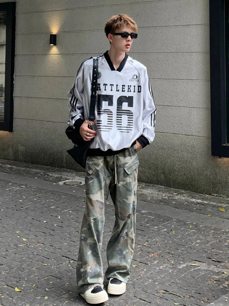 American Retro Camouflage Pants Men's High Street Logging Trendy Straight Leg Slimming Workwear Trousers Casual Faion
American Retro Camouflage Pants Men's High Street Logging Trendy Straight Leg Slimming Workwear Trousers Casual Faion