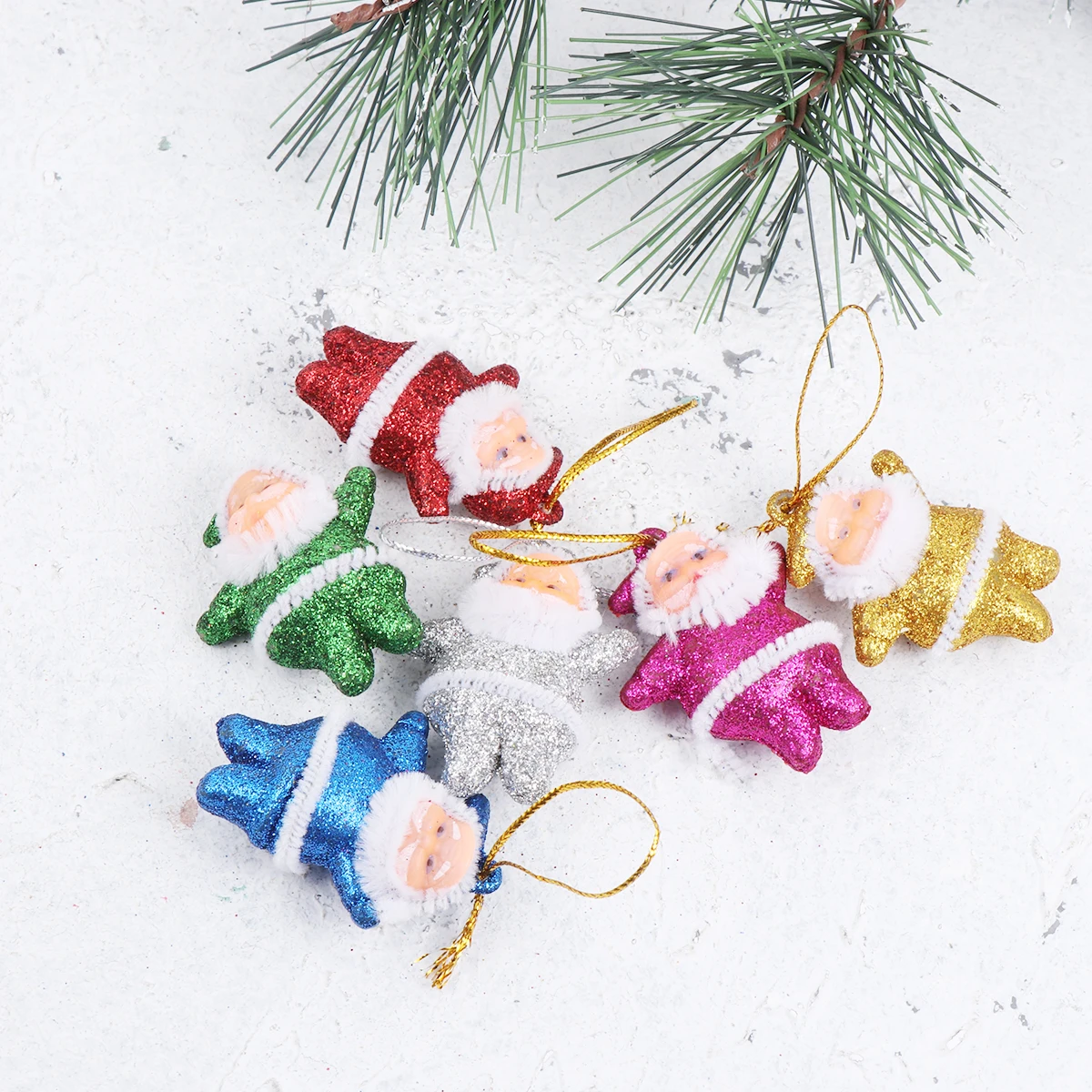 12Pcs Christmas Hanging Decor Santa Design Premium Plastic Ornament for Home Living Room Kids Room Indoor Party Decoration
12Pcs Christmas Hanging Decor Santa Design Premium Plastic Ornament for Home Living Room Kids Room Indoor Party Decoration