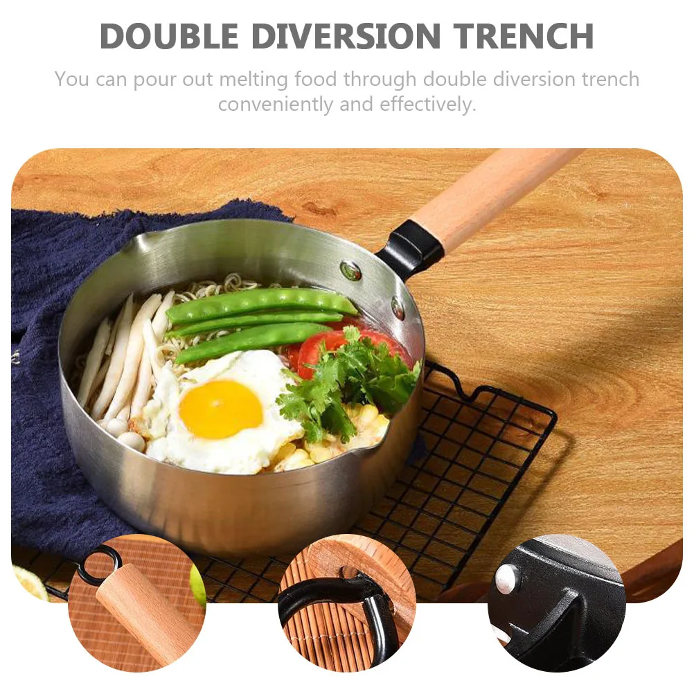 1pc Snowflake Milk Pot Stainless Steel Cooking Pot For Baby Food, Instant Noodle, Soup, Sauce, Stew, Kitchen Gadget, Household
1pc Snowflake Milk Pot Stainless Steel Cooking Pot For Baby Food, Instant Noodle, Soup, Sauce, Stew, Kitchen Gadget, Household