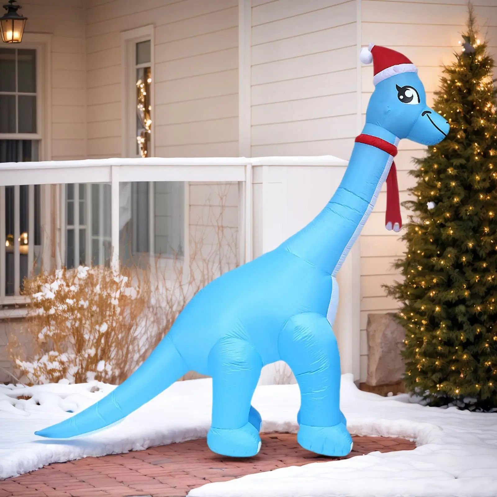 Christmas Inflatables 11.8Ft Dinosaur Lawn Ornaments Cute Outside Christmas Decorations Inflatables For Halloween Yard Garden
Christmas Inflatables 11.8Ft Dinosaur Lawn Ornaments Cute Outside Christmas Decorations Inflatables For Halloween Yard Garden