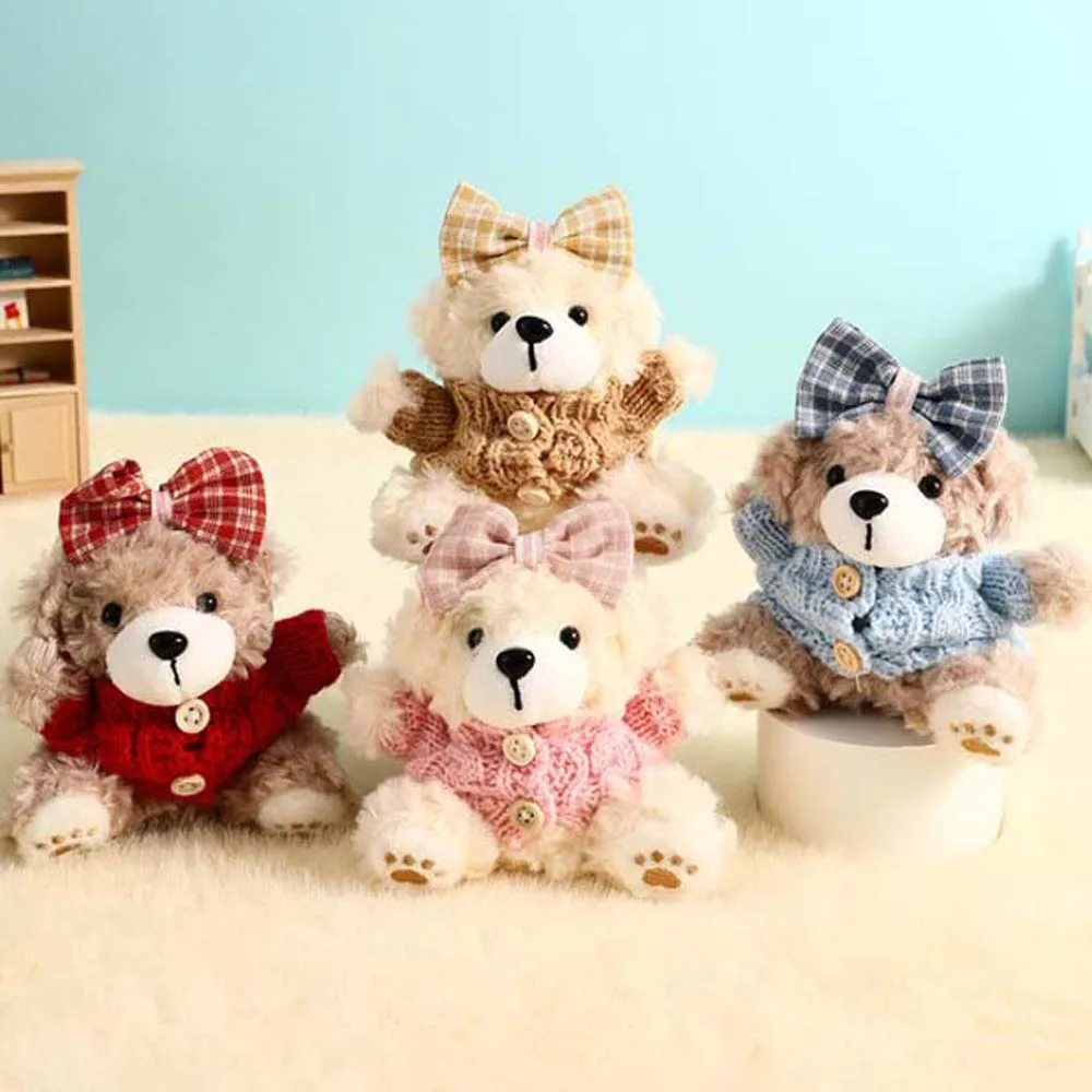 Bow Tie Sweater Doll Clothing Bow Sweater Bear Keychain School Bag Decor Alloy Hanging Rope Plush Bear Key Ring Ornaments
Bow Tie Sweater Doll Clothing Bow Sweater Bear Keychain School Bag Decor Alloy Hanging Rope Plush Bear Key Ring Ornaments