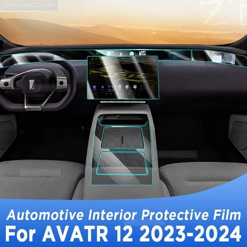 For AVATR 12 2023 2024 Gearbox Panel Navigation Automotive Interior Protective Film Anti-Scratch Sticker Accessories
For AVATR 12 2023 2024 Gearbox Panel Navigation Automotive Interior Protective Film Anti-Scratch Sticker Accessories