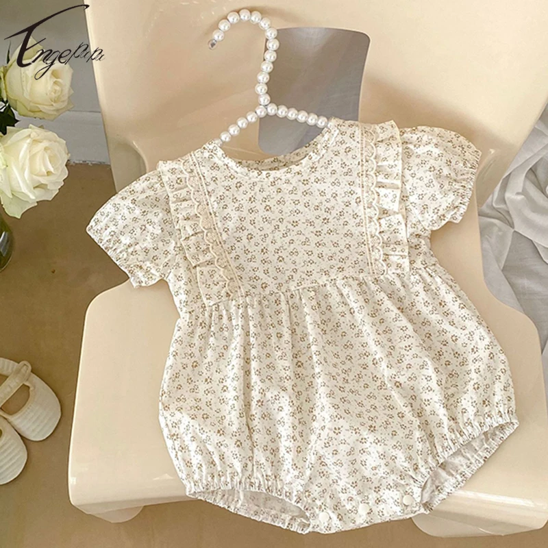 Printed Baby Girls Short Sleeves Rompers Girls Floral Jumpsuit Cotton Rompers Korean Style Toddler Baby Girls Romper Clothes
Printed Baby Girls Short Sleeves Rompers Girls Floral Jumpsuit Cotton Rompers Korean Style Toddler Baby Girls Romper Clothes