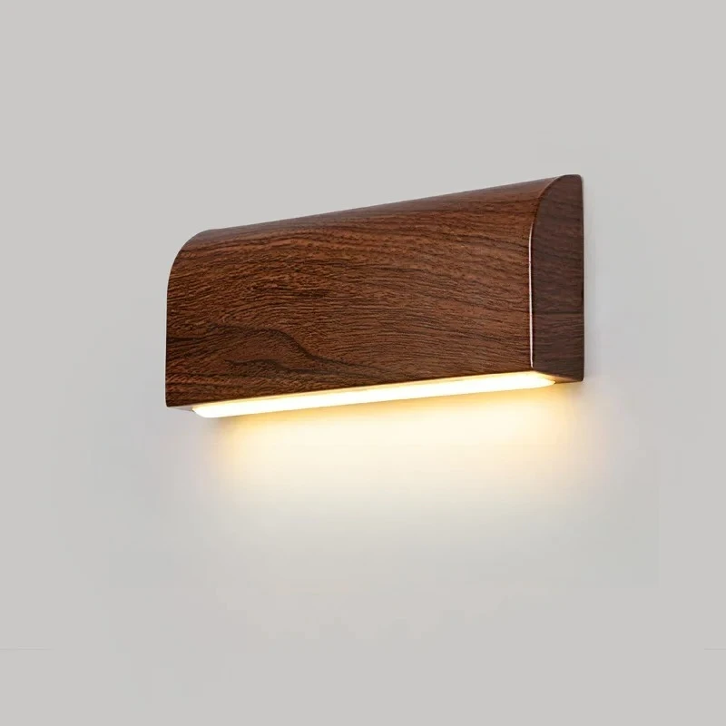 Nordic Style Minimalist Living Room Wall Lamps, Hallway Bedside Lamps, Walnut Wood Wood Color Home Decoration
Nordic Style Minimalist Living Room Wall Lamps, Hallway Bedside Lamps, Walnut Wood Wood Color Home Decoration