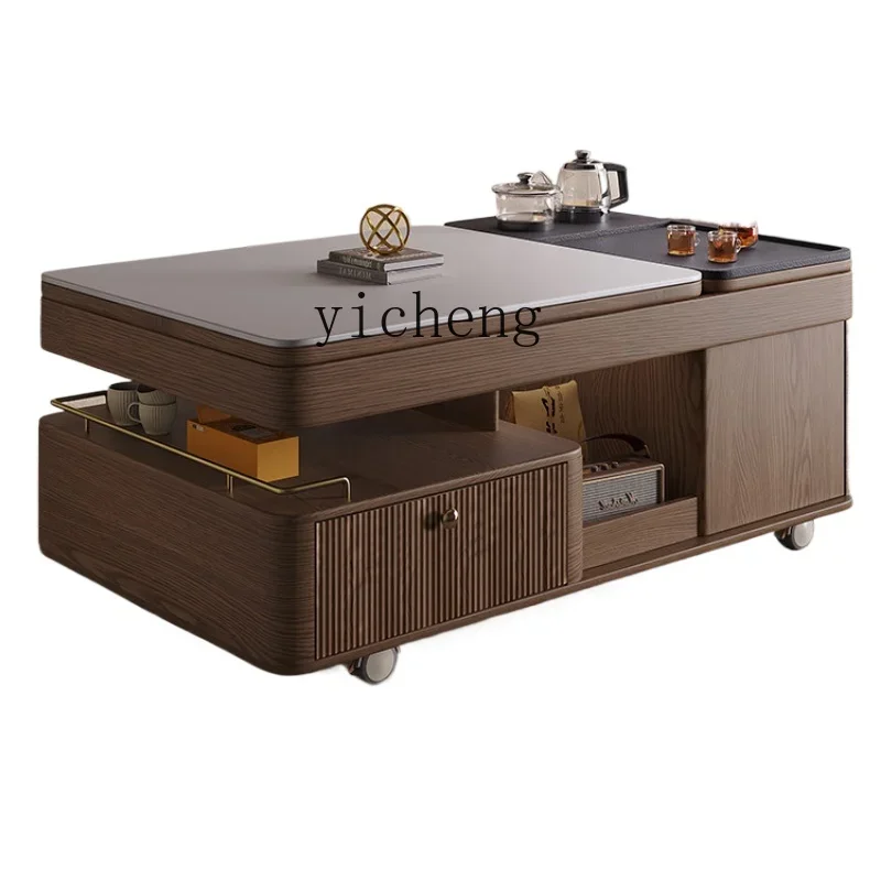 Q1 solid wood rock slab coffee table living room home modern new Chinese movable coffee table
Q1 solid wood rock slab coffee table living room home modern new Chinese movable coffee table