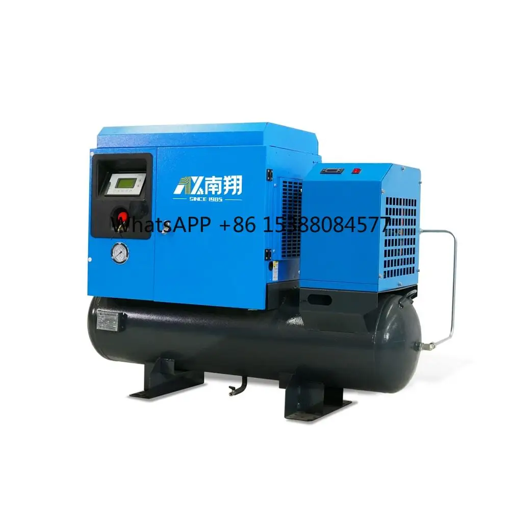 Portable Screw Air Compressor With Air Tank 3.7kw 5hp All in One High Efficiency Smart Silent Screw Air Compress
Portable Screw Air Compressor With Air Tank 3.7kw 5hp All in One High Efficiency Smart Silent Screw Air Compress