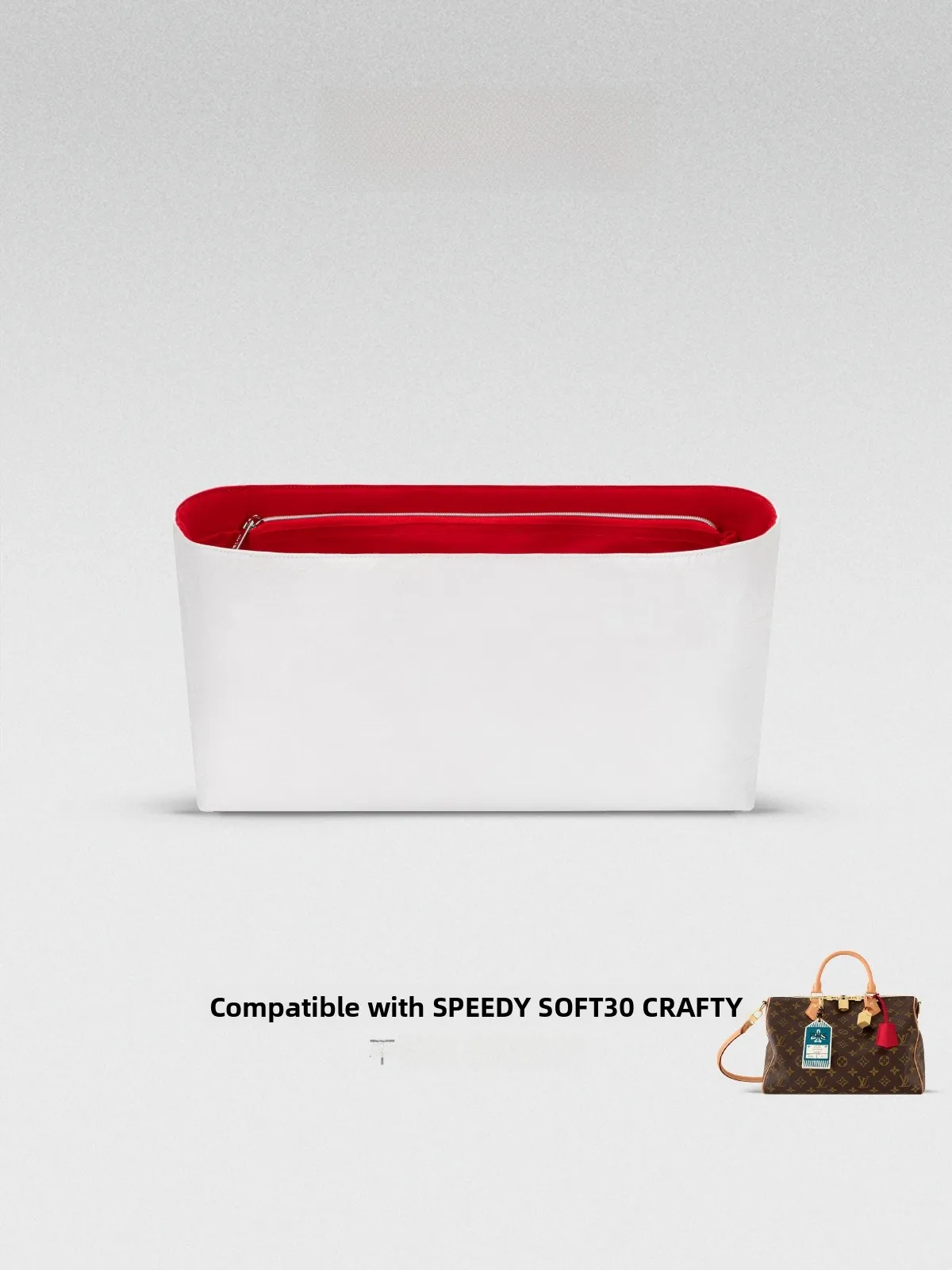 Внутренняя сумка-органайзер LV Speedy Soft30 Cr из водонепроницаемой бумаги Dupont, легкая, однотонная, с кубической структурой
Внутренняя сумка-органайзер LV Speedy Soft30 Cr из водонепроницаемой бумаги Dupont, легкая, однотонная, с кубической структурой