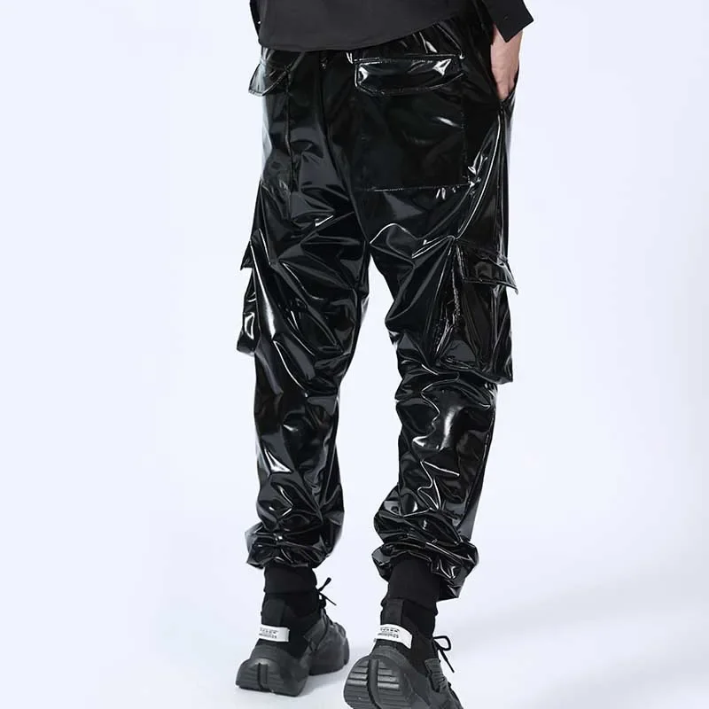 2025 Hip Hop Kpop Stage Costume Man Gogo Nightclub Bar Dj Performance Outfit Street Dance Wear Fashion Black Gloss Pants Male
2025 Hip Hop Kpop Stage Costume Man Gogo Nightclub Bar Dj Performance Outfit Street Dance Wear Fashion Black Gloss Pants Male