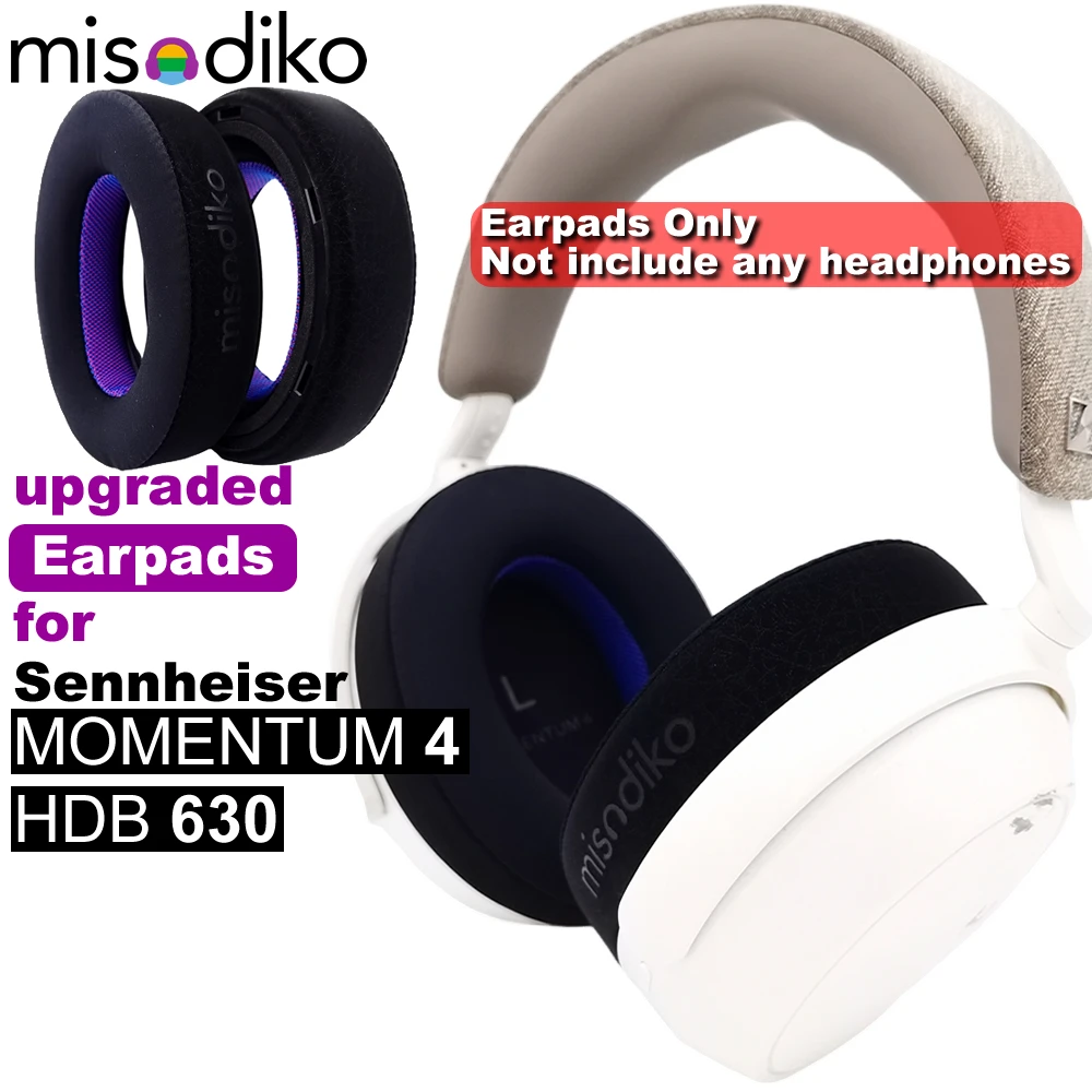 Улучшенные сменные амбушюры misodiko для беспроводных наушников Sennheiser Momentum 4 / HDB 630
Улучшенные сменные амбушюры misodiko для беспроводных наушников Sennheiser Momentum 4 / HDB 630