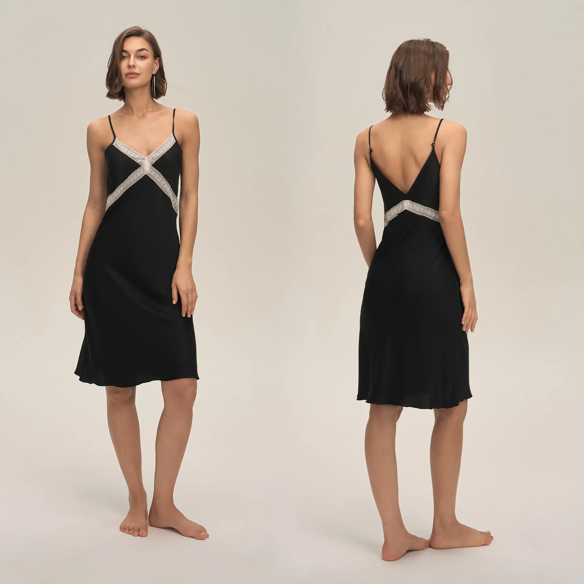 Sexy Intimate Lingerie Nightgown Female Suspender Nightdress Homewear Black Ice Silk Lace Nighty Sleepwear Summer Loungewear
Sexy Intimate Lingerie Nightgown Female Suspender Nightdress Homewear Black Ice Silk Lace Nighty Sleepwear Summer Loungewear