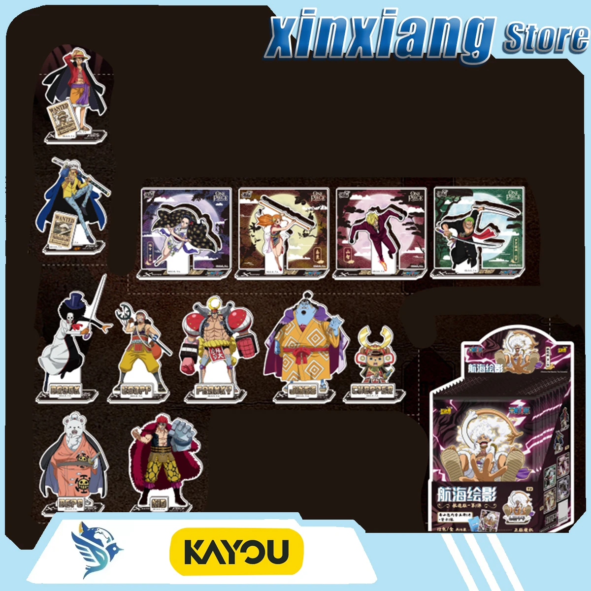 KAYOU One Piece Collectible card Acrylic toys Decorative items surprises comics souvenirs trendy toys animations decorations
KAYOU One Piece Collectible card Acrylic toys Decorative items surprises comics souvenirs trendy toys animations decorations