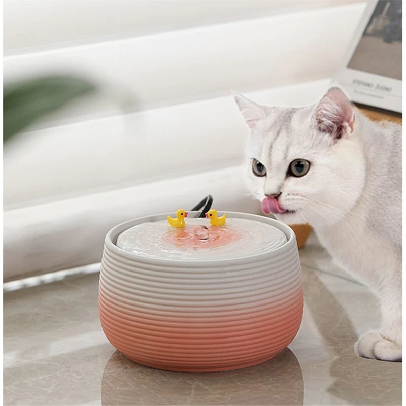 Ceramic Cat Water Fountain Indoor Decor 1.5L Drinker For Cat Desktop Waterfall Dog Waterer Dispenser Pet Fountain Si[er Mute
Ceramic Cat Water Fountain Indoor Decor 1.5L Drinker For Cat Desktop Waterfall Dog Waterer Dispenser Pet Fountain Si[er Mute