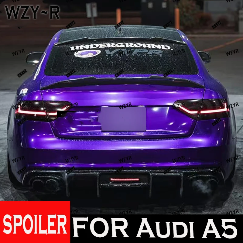 Car Spoiler For Audi A5 B8 B8.5 8TA 8T3 4Door Sportback PSM Style Real carbon fiber material Rear Spoiler Trunk wing 2010-2016
Car Spoiler For Audi A5 B8 B8.5 8TA 8T3 4Door Sportback PSM Style Real carbon fiber material Rear Spoiler Trunk wing 2010-2016