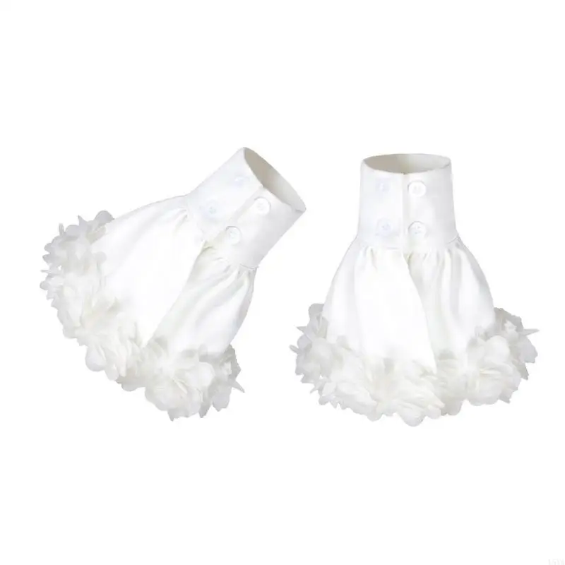 L5YA Popular Arm Sleeves Hand Cuffs Arm Covers Women Decorative Wrist Cuffs Extension
L5YA Popular Arm Sleeves Hand Cuffs Arm Covers Women Decorative Wrist Cuffs Extension