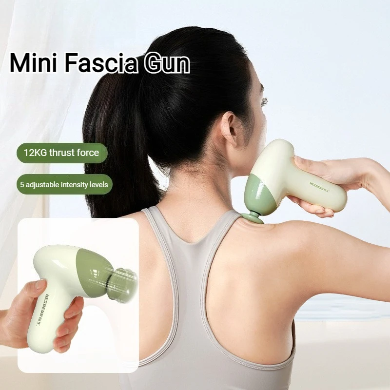 Mini Electric Fascia Machine Gun Professional Portable High Frequency Vibration Bionic Fascia Gun Low-noise Relaxation Products
Mini Electric Fascia Machine Gun Professional Portable High Frequency Vibration Bionic Fascia Gun Low-noise Relaxation Products