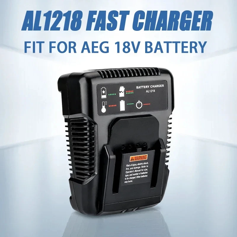 AL1218 Lithium Battery Fast Charger For AEG For RIDGID 14.4V 18V Li-ion Battery L1815G L1820R L1820S L1825R L1830R L1840R L1860R
AL1218 Lithium Battery Fast Charger For AEG For RIDGID 14.4V 18V Li-ion Battery L1815G L1820R L1820S L1825R L1830R L1840R L1860R
