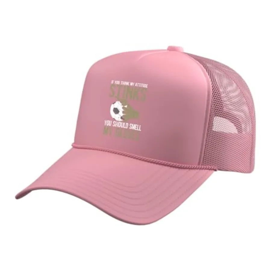 My Attitude Stinks Gloves Soccer Football Goalie Goalkeeper Trucker Hat with Adjustable Mesh Back
My Attitude Stinks Gloves Soccer Football Goalie Goalkeeper Trucker Hat with Adjustable Mesh Back
