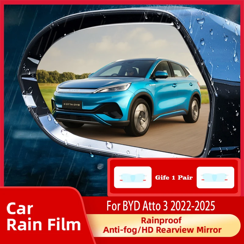 Car Rearview Sides Mirrors Film For BYD Atto 3 Yuan Plus 2022~2025 Anti-Fog Transparent Rearview Mirrors Covers Car Accessories
Car Rearview Sides Mirrors Film For BYD Atto 3 Yuan Plus 2022~2025 Anti-Fog Transparent Rearview Mirrors Covers Car Accessories