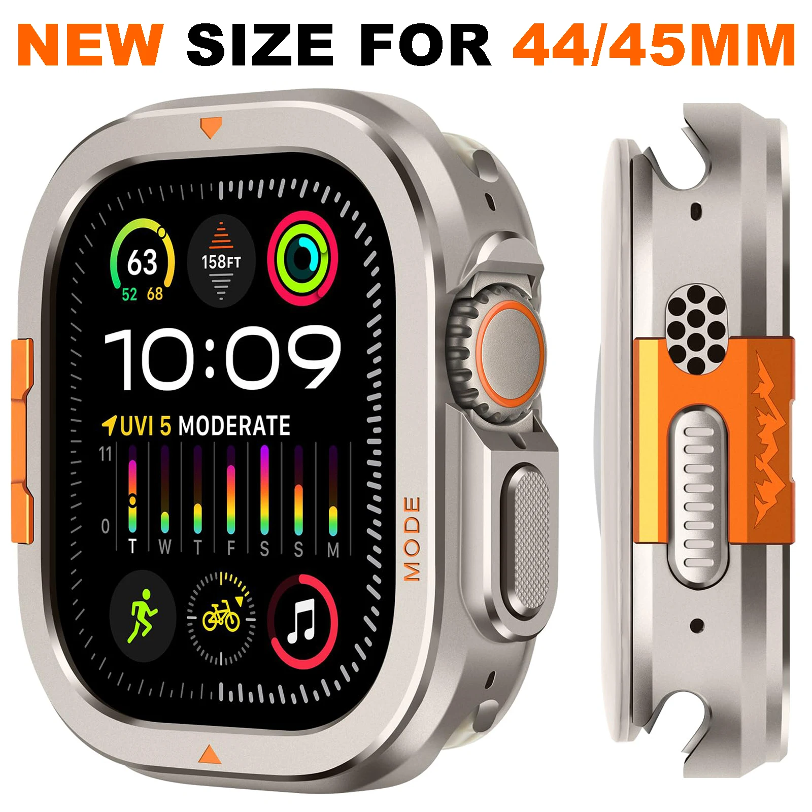 Metal Case for Apple Watch Ultra 3 49mm 46mm 45mm 44mm Protector Case Aluminum Bumper Frame for IWatch Series 11 10 9 8 7 6 5 SE
Metal Case for Apple Watch Ultra 3 49mm 46mm 45mm 44mm Protector Case Aluminum Bumper Frame for IWatch Series 11 10 9 8 7 6 5 SE