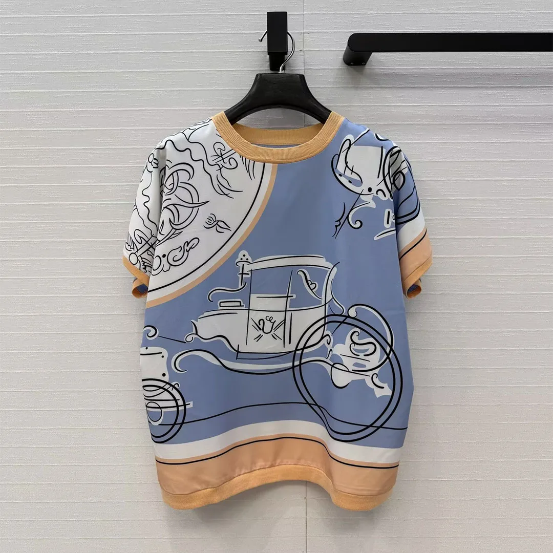 2026 New Summer Fashion Knitted Patchwork T-shirt Women O-neck Short Sleeve Contrast Color Cartoon Print Vintage Knit Sweet Tops
2026 New Summer Fashion Knitted Patchwork T-shirt Women O-neck Short Sleeve Contrast Color Cartoon Print Vintage Knit Sweet Tops