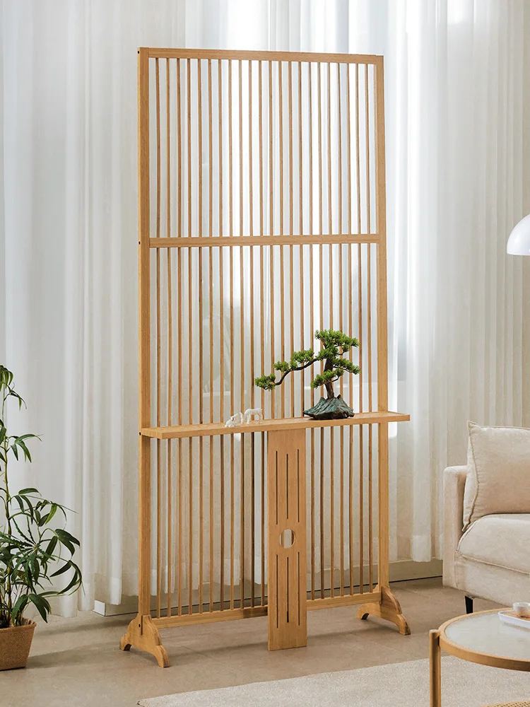 New Chinese-style screen is facing door entrance is partitioned, the living room is blocked by home entrance, and t
New Chinese-style screen is facing door entrance is partitioned, the living room is blocked by home entrance, and t