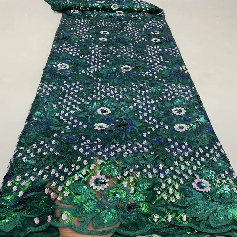 Latest African Embroidery Tulle Lace Fabric High Quality French Net Lace Fabric With Sequins ML8625
Latest African Embroidery Tulle Lace Fabric High Quality French Net Lace Fabric With Sequins ML8625