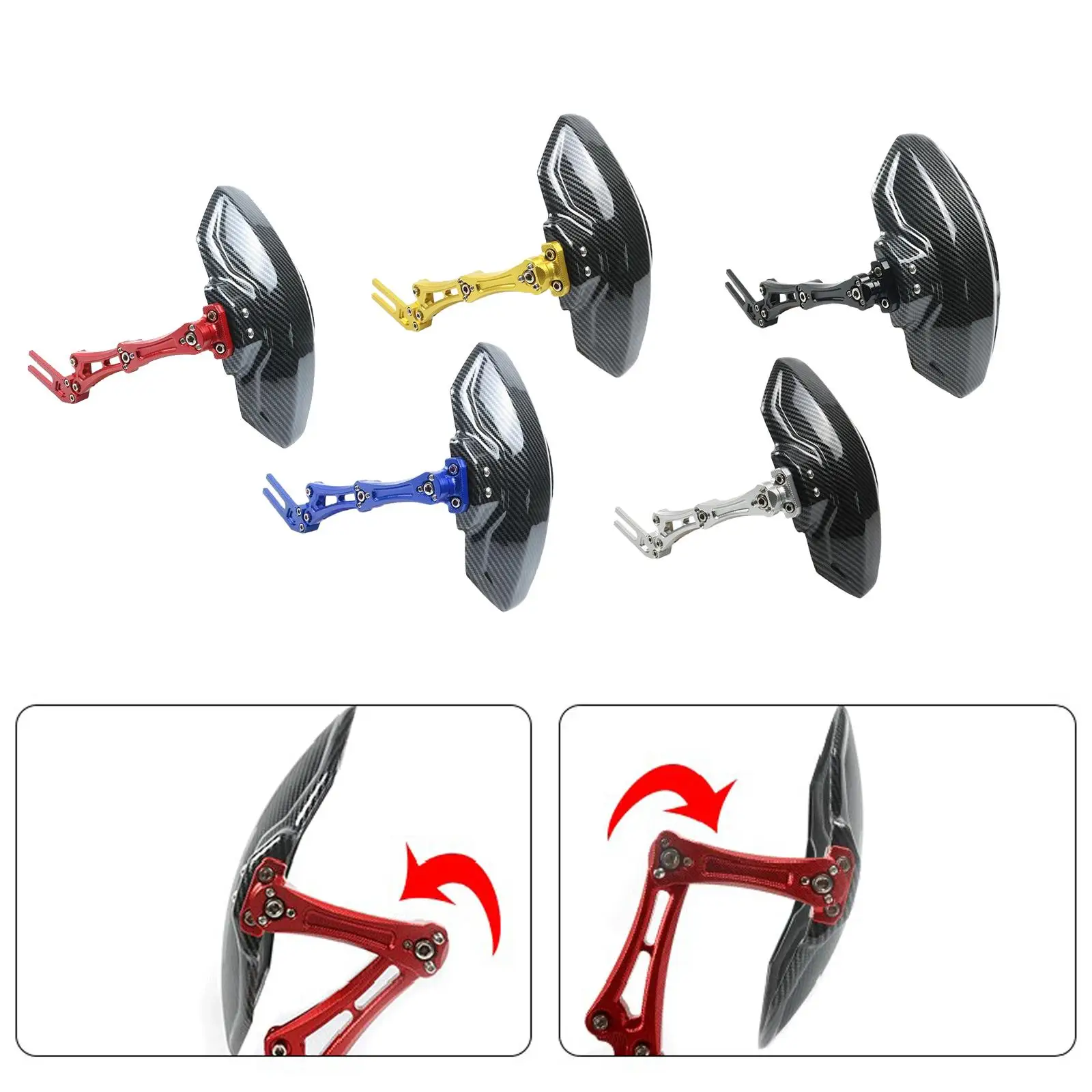 CNC Universal Motorcycle Rear Wheel Cover Can Be Rotated Hugger Mudguard Fender Rear Mudguard Mudguard for Eletric Cycle
CNC Universal Motorcycle Rear Wheel Cover Can Be Rotated Hugger Mudguard Fender Rear Mudguard Mudguard for Eletric Cycle