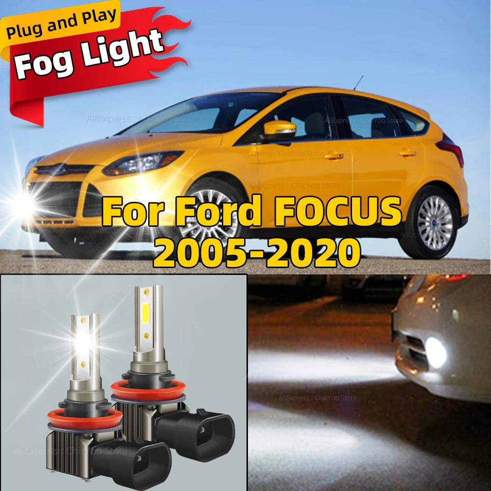 Canbus H11 H8 H9 LED Fog Light Bulbs 80W Car Lamp For Ford FOCUS 2005 2006 2007 2008 2009 2010 2011 2012 2013 2014 2015-2020
Canbus H11 H8 H9 LED Fog Light Bulbs 80W Car Lamp For Ford FOCUS 2005 2006 2007 2008 2009 2010 2011 2012 2013 2014 2015-2020