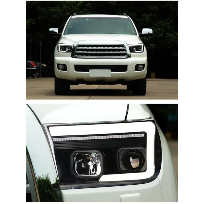 Автомобильная фара для Toyota Tundra/Sequoia 2007-2013, светодиодная фара DRL, указатель поворота, замена светодиодного проектора
Автомобильная фара для Toyota Tundra/Sequoia 2007-2013, светодиодная фара DRL, указатель поворота, замена светодиодного проектора
