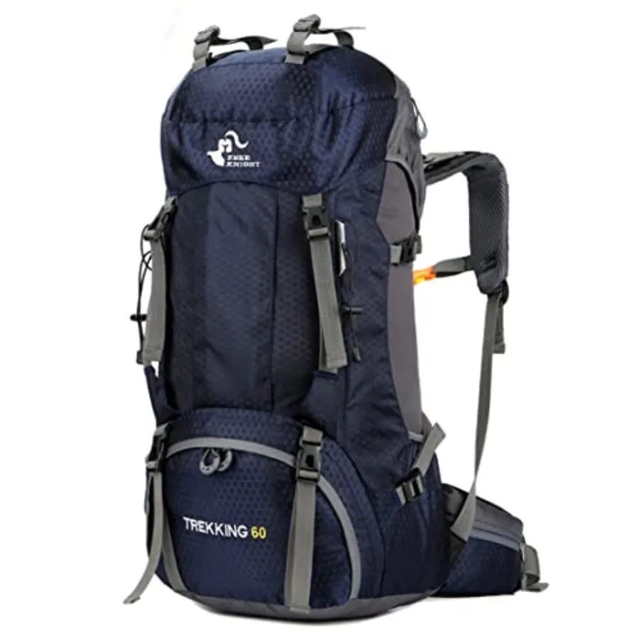 60L Waterproof Hiking Camping Backpack with Rain Cover, Large Outdoor Sport Travel Daypack Rucksack for Climbing
60L Waterproof Hiking Camping Backpack with Rain Cover, Large Outdoor Sport Travel Daypack Rucksack for Climbing