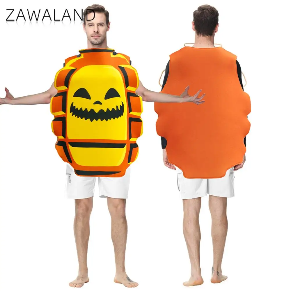 Zawaland Men's Halloween Pumpkin Boom Costume Spooky Themed Parties Clothes Adult Cosplay Disguise Wear 3D Printing Novelty Vest
Zawaland Men's Halloween Pumpkin Boom Costume Spooky Themed Parties Clothes Adult Cosplay Disguise Wear 3D Printing Novelty Vest
